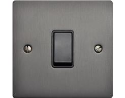 Elite Flat Plate Range Matt Bronze Switches & Sockets, T09