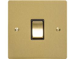 Elite Flat Plate Satin Brass T04