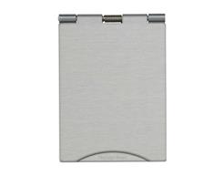 Elite Floor Socket Satin Chrome FT03