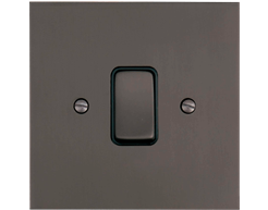 Stylist Bronze Raised Plate Range Switches & Sockets, RL9
