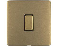 Unity Range Aged Brass Switches & Sockets, U50