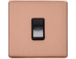 Vintage Range Satin Copper Switches & Sockets, X75