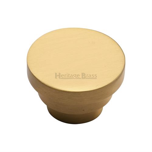 Round Stepped Cabinet Knob