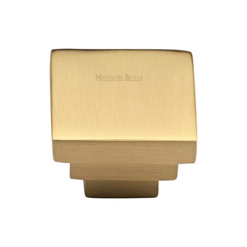 Square Stepped Cabinet Knob