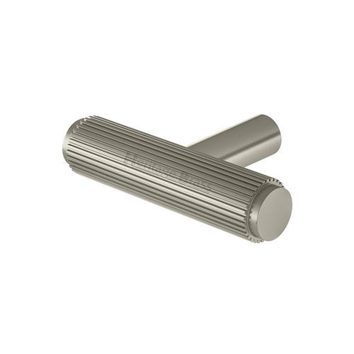 Heritage Brass Cabinet Knob Linear T-Bar Design 45mm