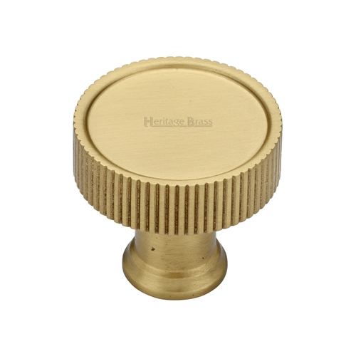 Heritage Brass Cabinet Knob Florence Linear Design