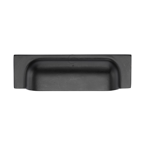 Matt Black Iron Military Cabinet Drawer Pull