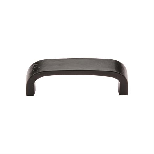 Matt Black Iron Curved D Shaped Cabinet Pull Handle