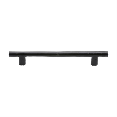 Matt Black Iron Round Bar Cabinet Pull Handle