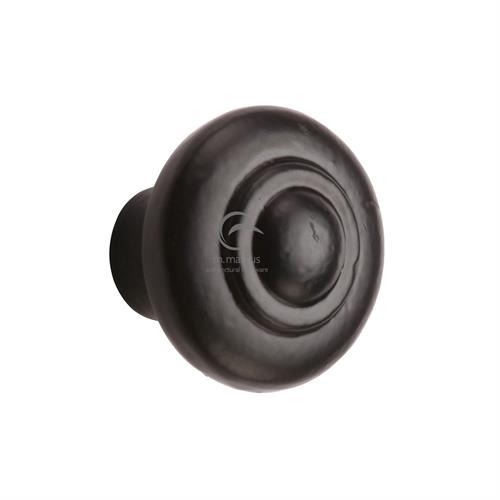 Matt Black Iron Bead Cabinet Knob