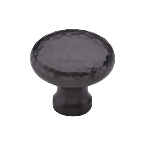 Victorian Round Cabinet Knob Hammered Design