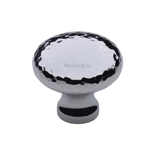 Victorian Round Cabinet Knob Hammered Design