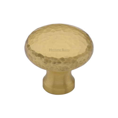 Victorian Round Cabinet Knob Hammered Design