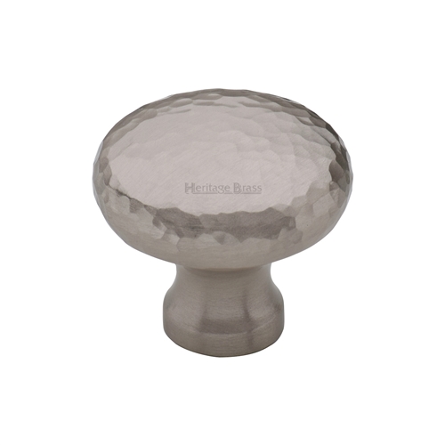 Victorian Round Cabinet Knob Hammered Design