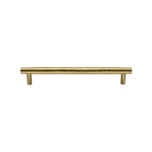 Heritage Brass Cabinet Pull Partial Hammered Design