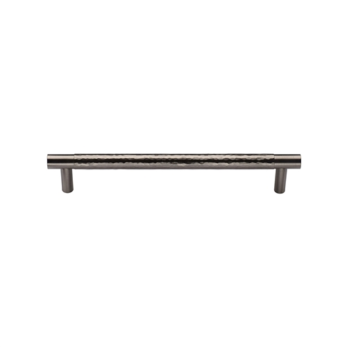 Heritage Brass Cabinet Pull Partial Hammered Design