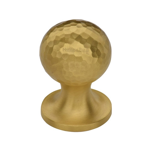 Ball Cabinet Knob Hammered Design