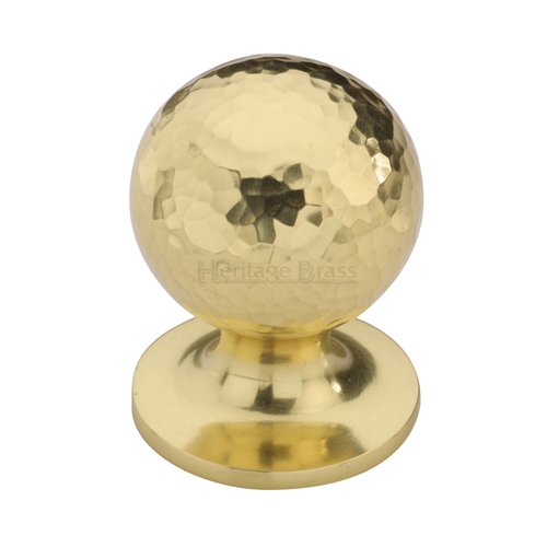 Ball Cabinet Knob Hammered Design