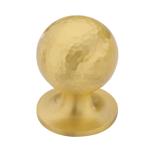Ball Cabinet Knob Hammered Design
