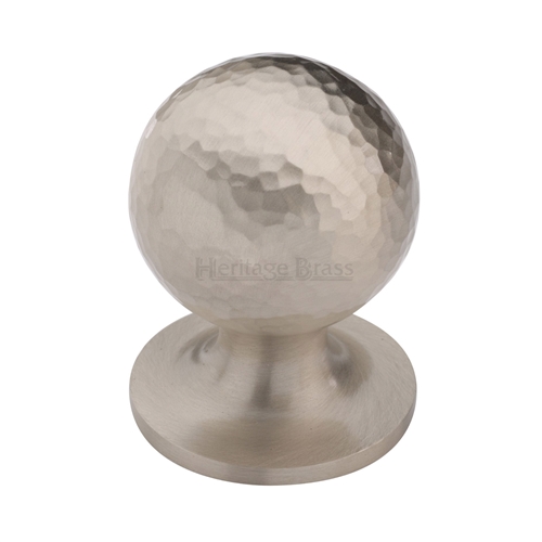 Ball Cabinet Knob Hammered Design