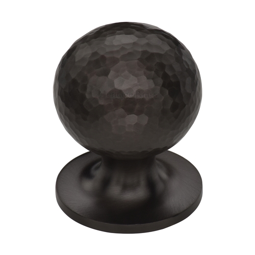 Ball Cabinet Knob Hammered Design