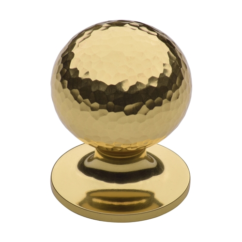 Ball Cabinet Knob Hammered Design