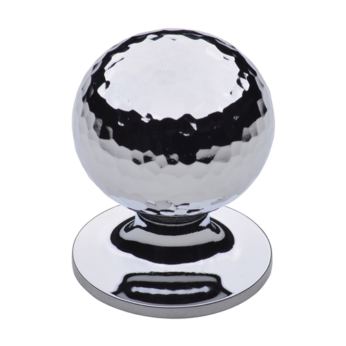Ball Cabinet Knob Hammered Design