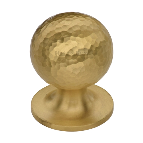 Ball Cabinet Knob Hammered Design