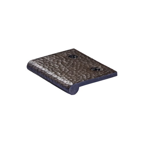 Edge Pull Cabinet Handle Hammered Design - 38mm Width