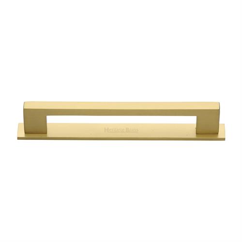 Metro Cabinet Pull Handle with Plate