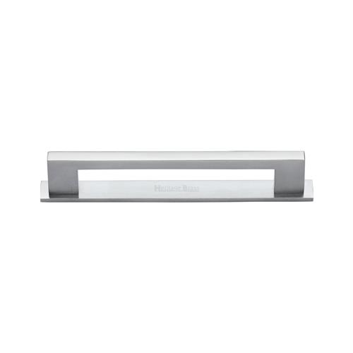 Metro Cabinet Pull Handle with Plate
