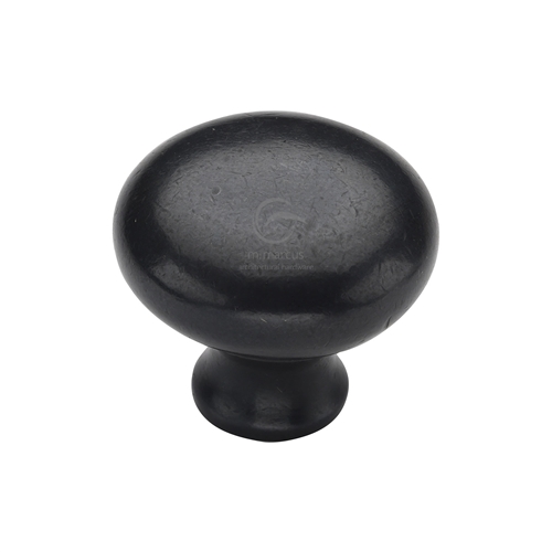 Rustic Bronze Round Cabinet Knob