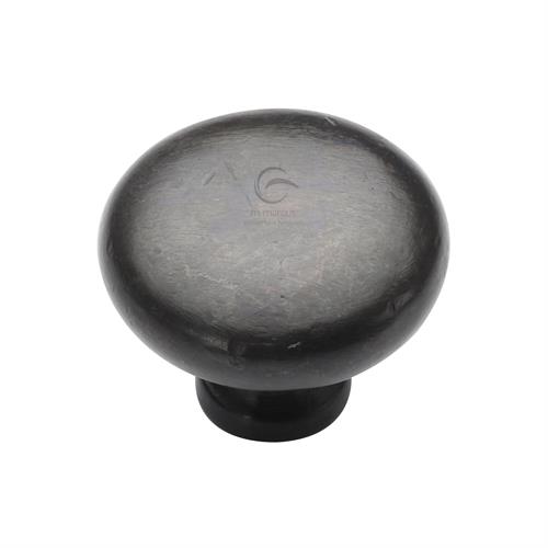 Rustic Bronze Round Cabinet Knob