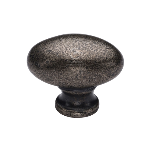 Rustic Bronze Oval Cabinet Knob