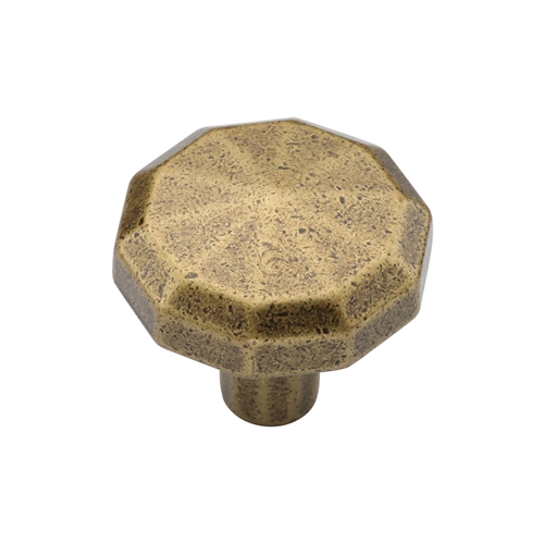 TK4231032DBS Octagonal Knob Distressed Brass Finish