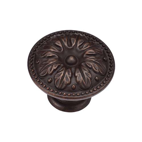 Floral Round Knob