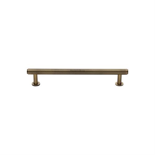 Knurled Cabinet Pull Handle with Rose
