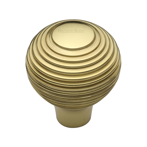 Reeded Cabinet Knob
