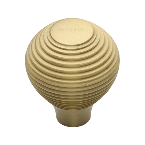 Reeded Cabinet Knob