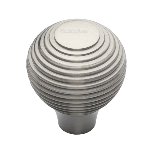 Reeded Cabinet Knob