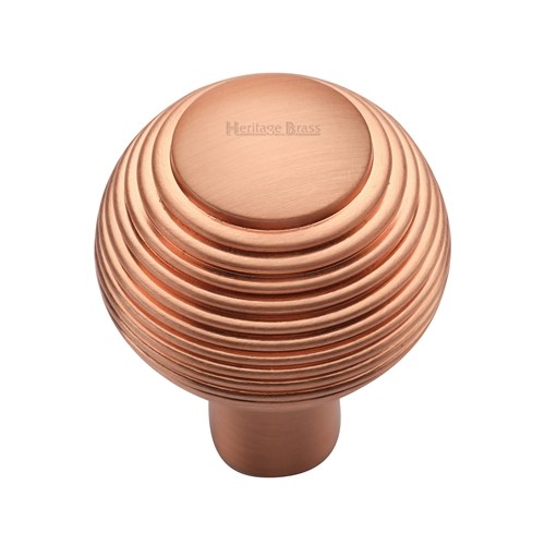Reeded Cabinet Knob
