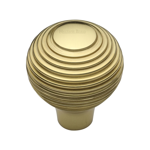 Reeded Cabinet Knob