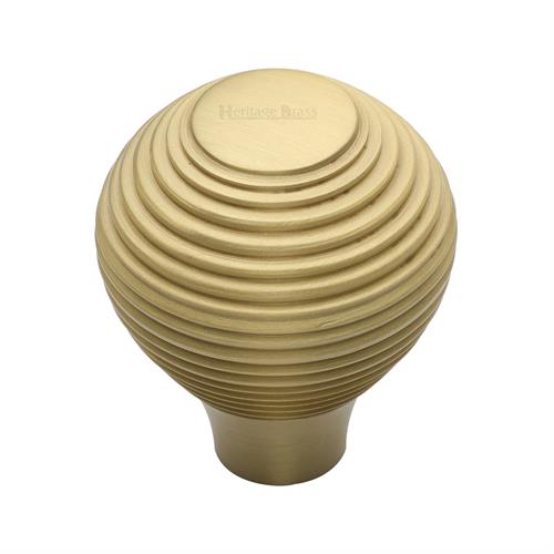 Reeded Cabinet Knob