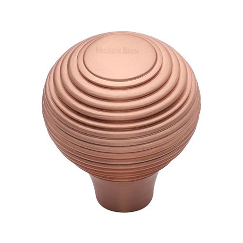 Reeded Cabinet Knob