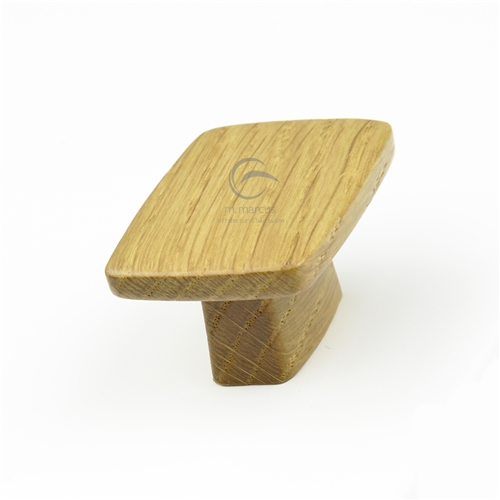 Wooden Cabinet Knob Square Quattro