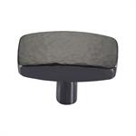 Rectangular Hammered Cabinet Knob