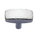 Rectangular Hammered Cabinet Knob