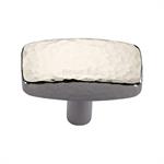 Rectangular Hammered Cabinet Knob