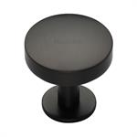 Domed Disc Cabinet Knob with Rose