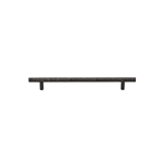 T-Bar Cabinet Pull Hammered Design